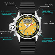 SANDA Sport Men Quartz Digital Watch Creative Diving Watches Men WaterSPECIFICATIONS
Brand Name: SANDA
Item Type: Quartz Wristwatches
Dial Window Material Type: Hardlex
Model Number: 3008
Case Shape: Irregular Shape
Dial Diameter: 38
MMy StoreWakeproduct StoreSANDA Sport Men Quartz Digital Watch Creative Diving Watches Men Waterproof Alarm Watch Dual Display Clock Relogio Masculino