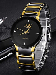 Quartz Watch 3PCs Fashion Personalized Men's Steel Band Quartz Watches